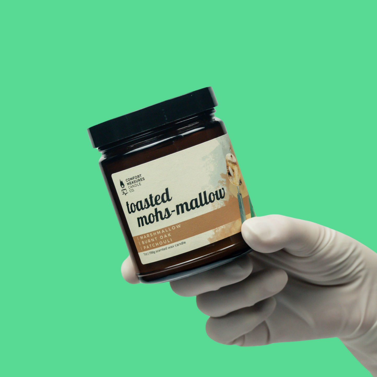 Toasted Mohs-mallow Candle