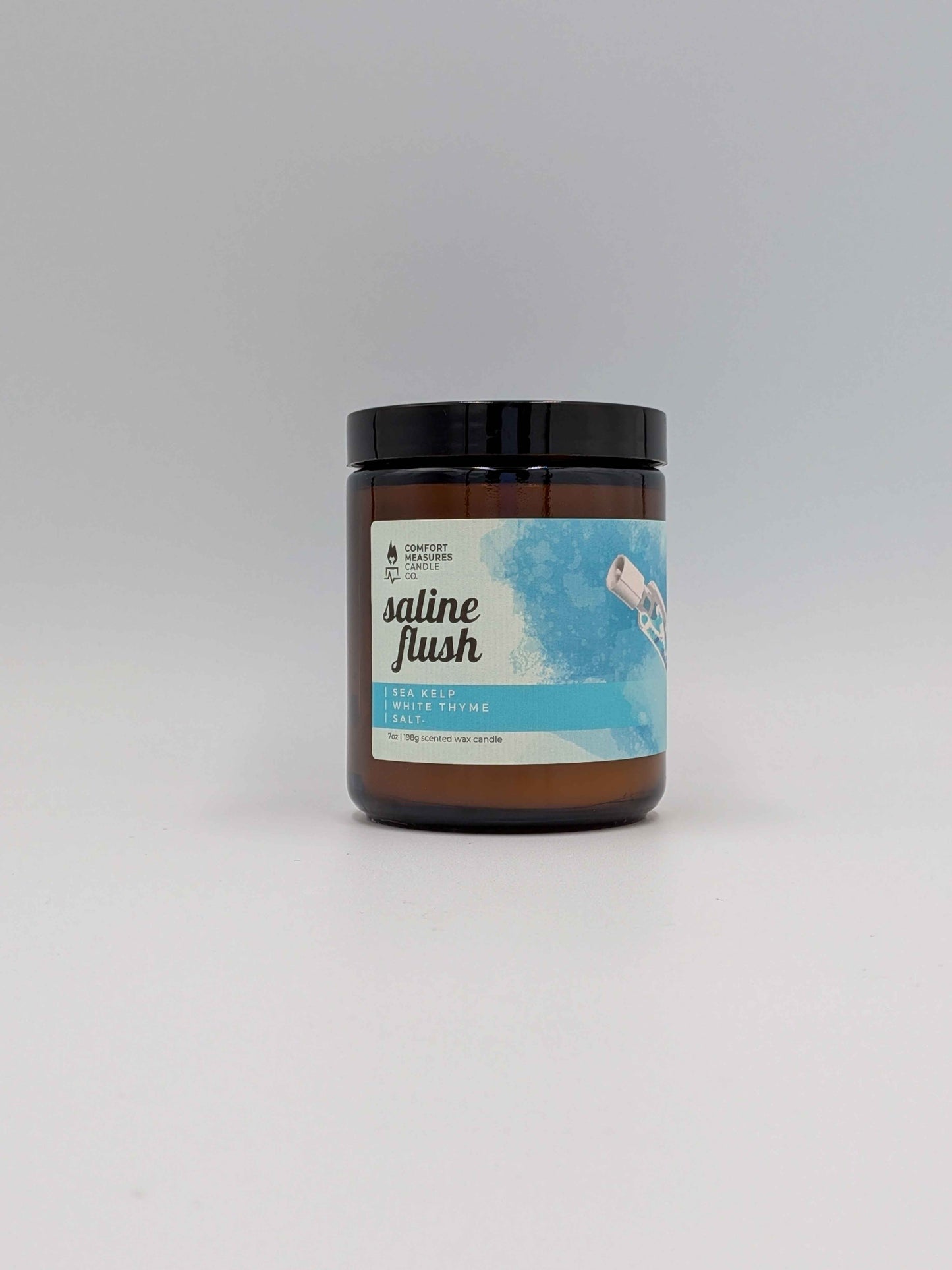 Saline Flush Candle