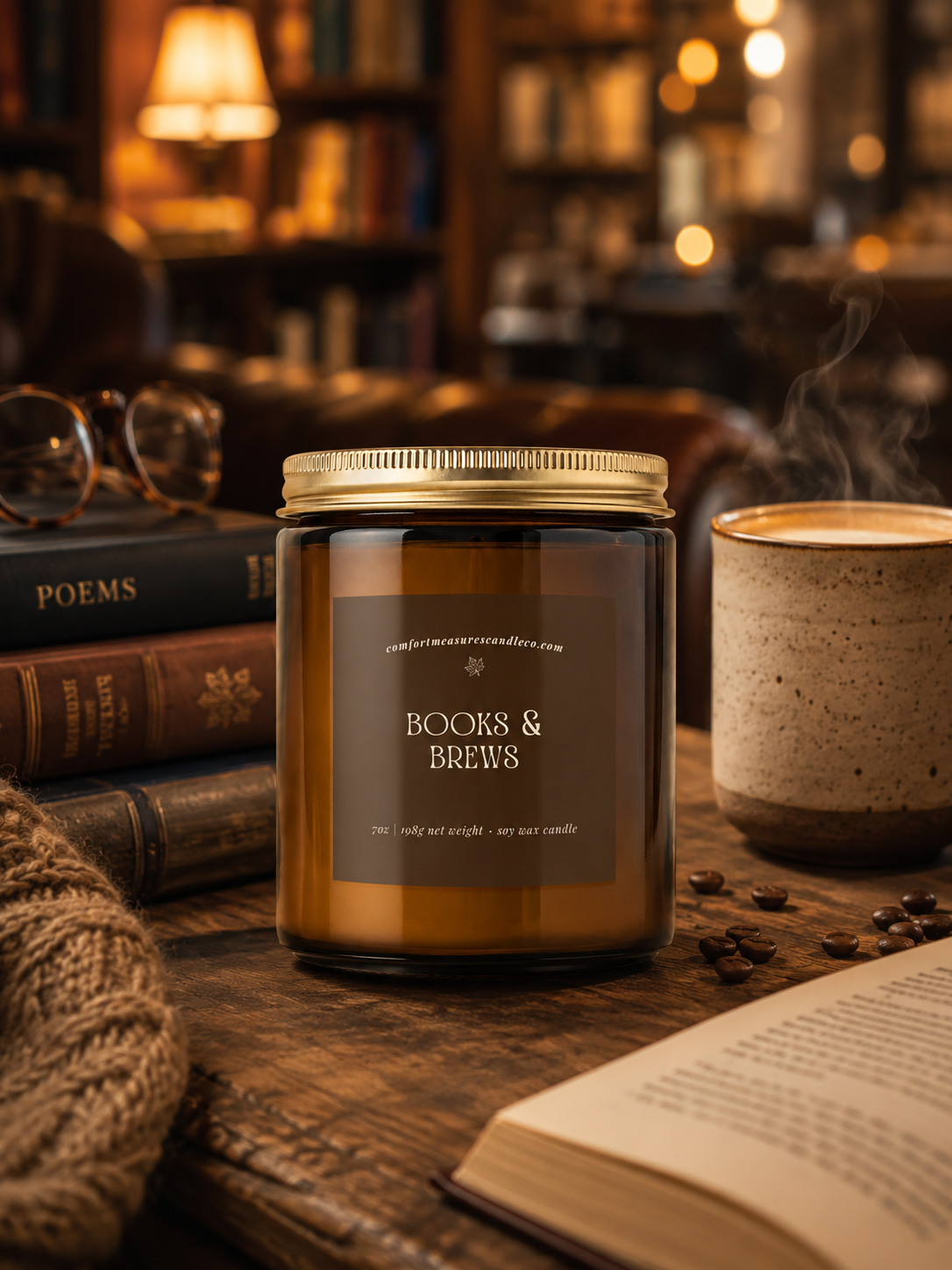 Books & Brews Candle