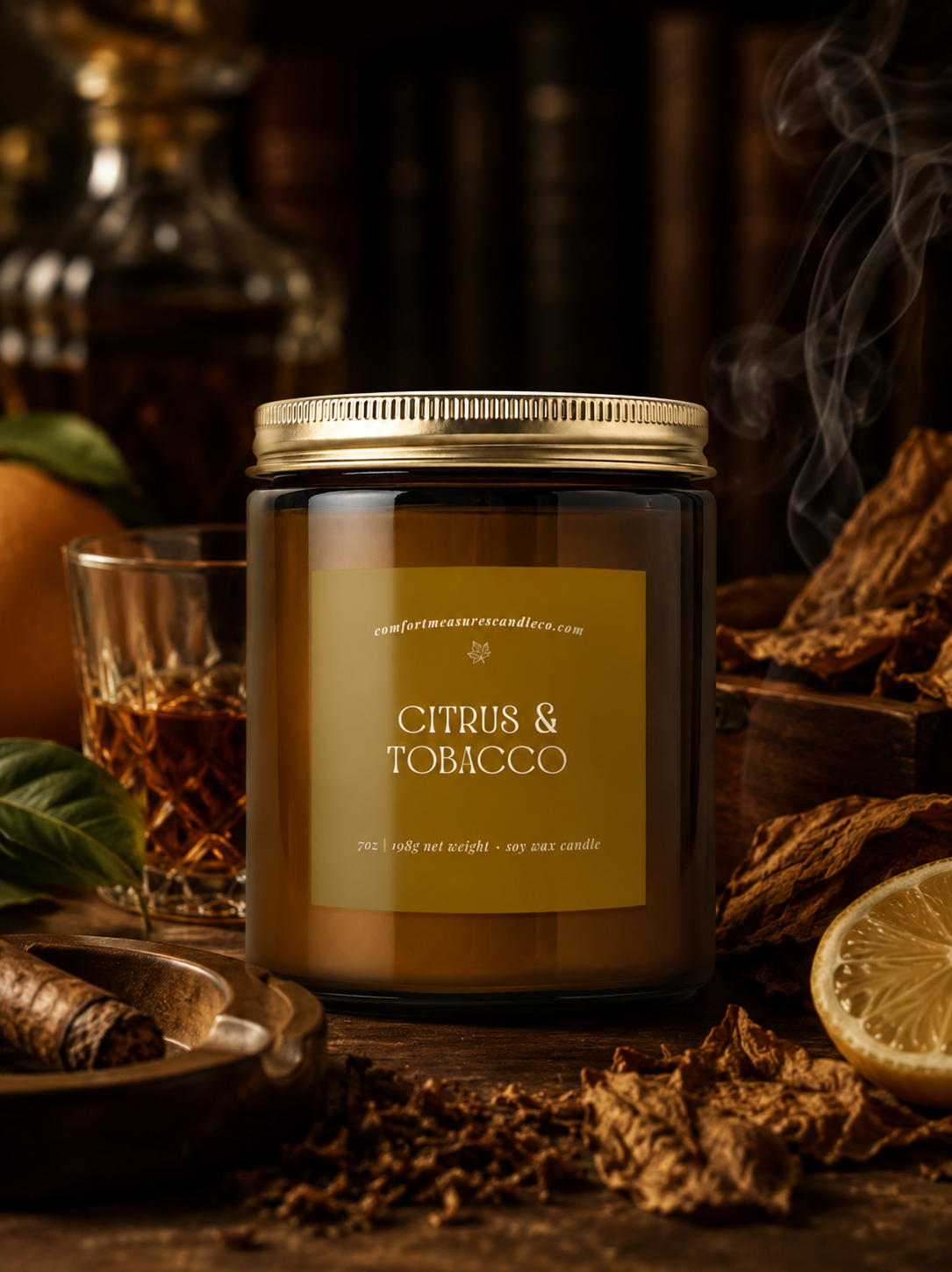 Citrus & Tobacco Candle