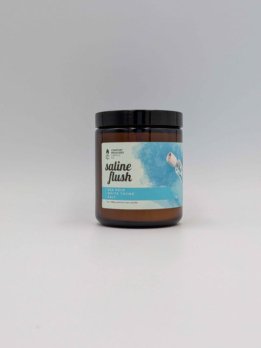 Saline Flush Candle