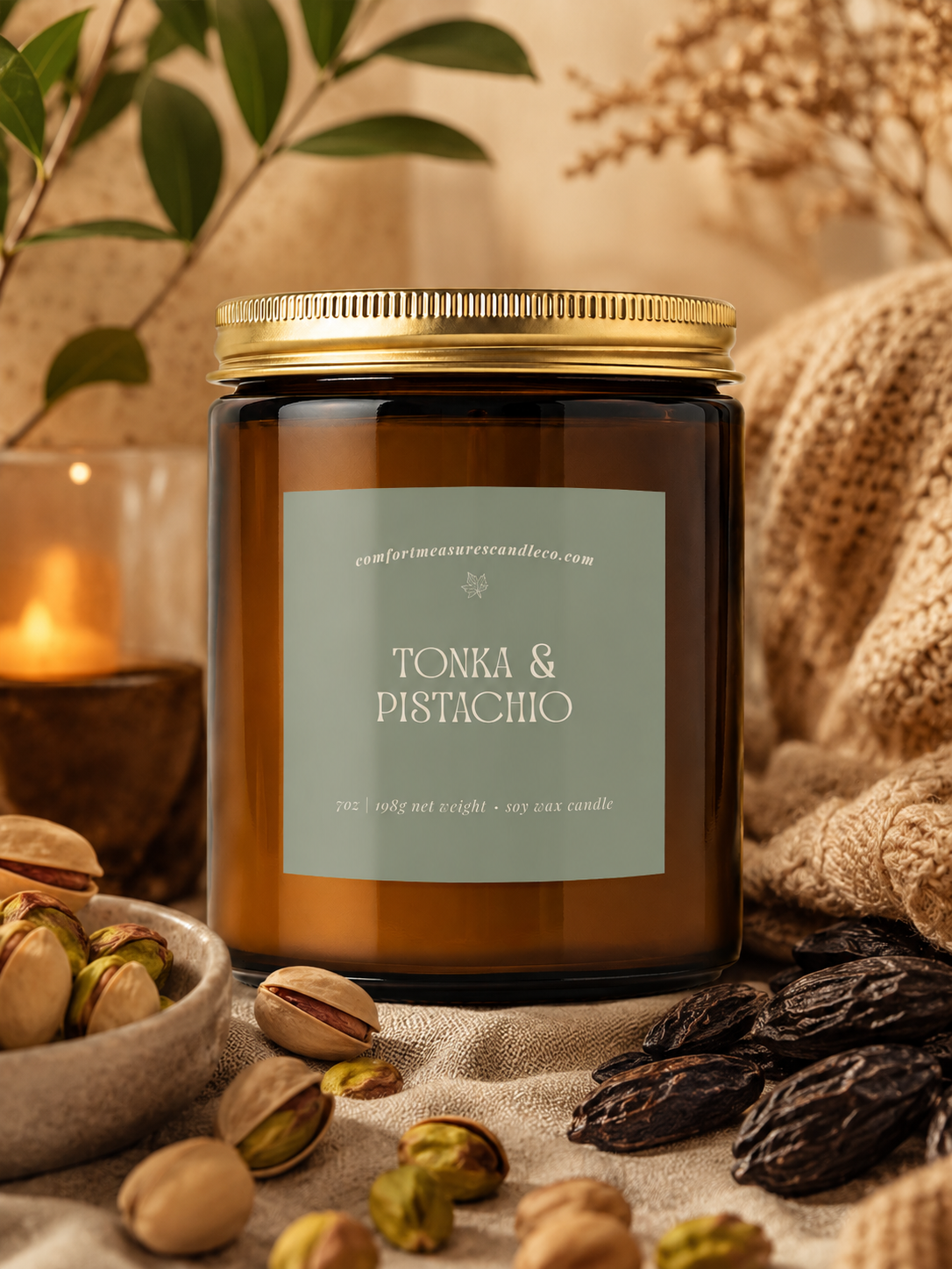 Tonka & Pistachio Candle